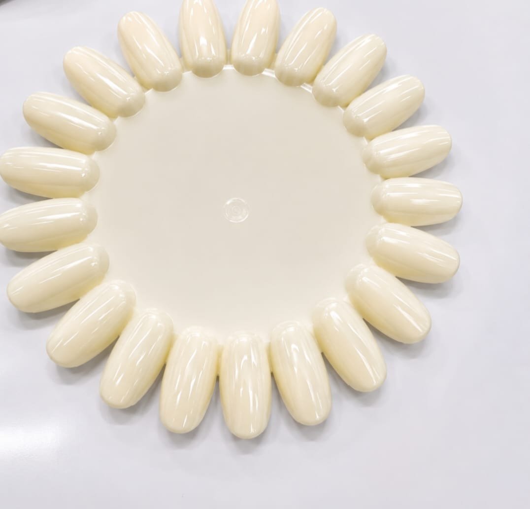 WhatsApp Image 2026-07-27 at 11.09.25 AM Nails color display wheel tips 250 per packet - Image 1