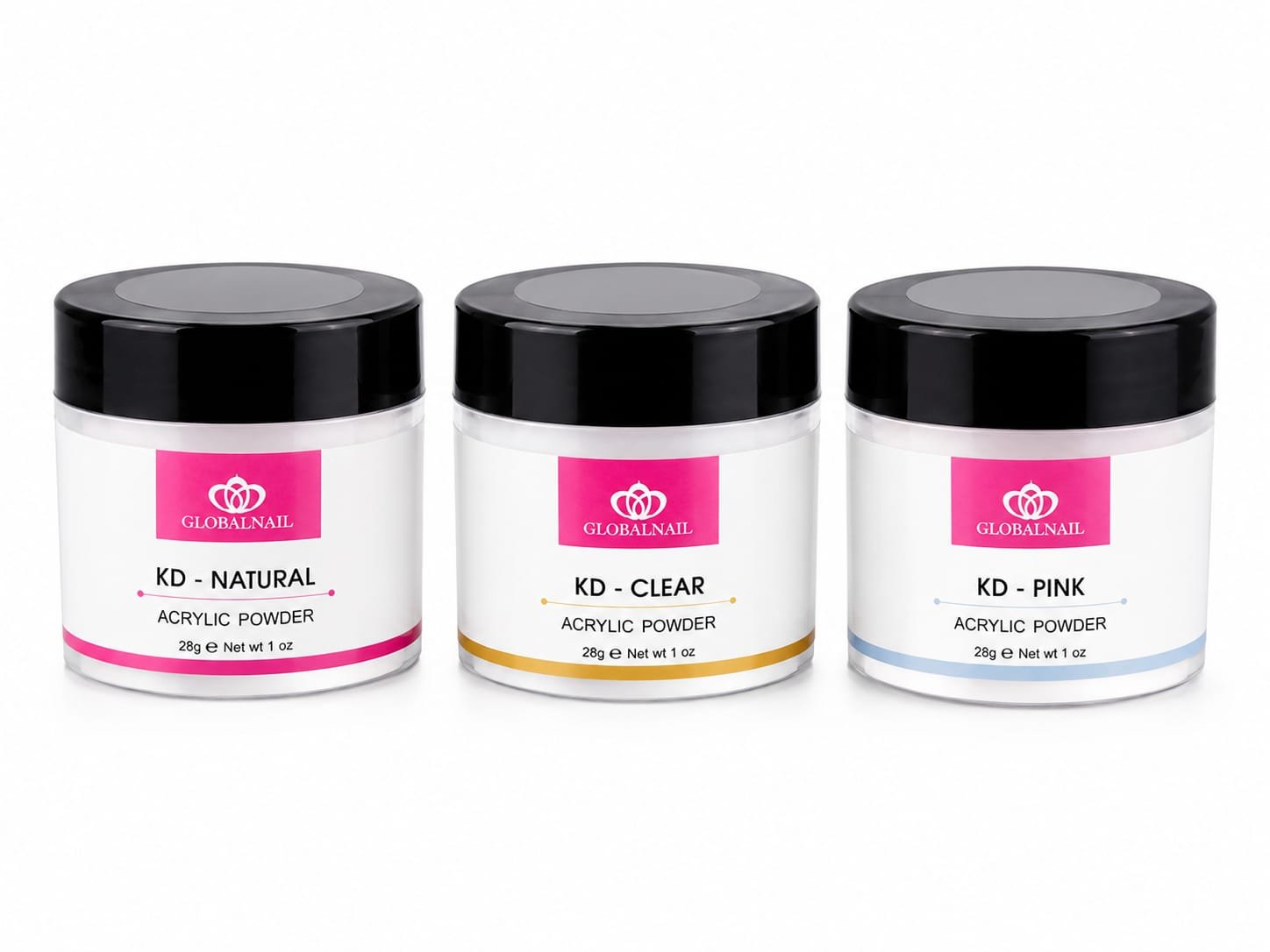WhatsApp Image 2026-07-29 at 1.12.32 PM Global Nail Acrylic Powder Set – Natural, Clear & Pink | 28g per psc 350 - Image 1