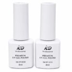 K&D Professional Cat Eye Gel Polish Set – Golden & Silver  8ml Per psc 400