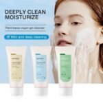 Gel Cleansing | Gel Cleanser | Mooyam Oat Gel Cleanser | All Skin Types | Alcohol Free | Vegan | Deep Cleaning | Moisturiser 100ml