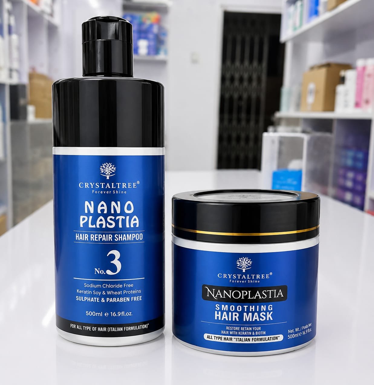 2 set CrystalTree Nanoplastia hair-care - Image 1