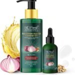 BioFresh Botanicals Red Onion Anti Hairfall Oil With Hair Serum Combo For Hair Growth With Onion Hair Care Suitable For All Hair Types