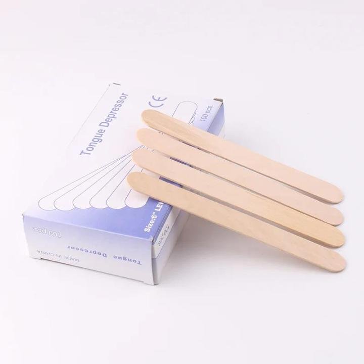 40ef20e7d65abb62094c8ff9607810a0.jpg_720x720q80 Professional Wooden Waxing Spatula | Wax Knife | Wax Spatula | Hair Removal Applicator | 100 pcs - Image 1