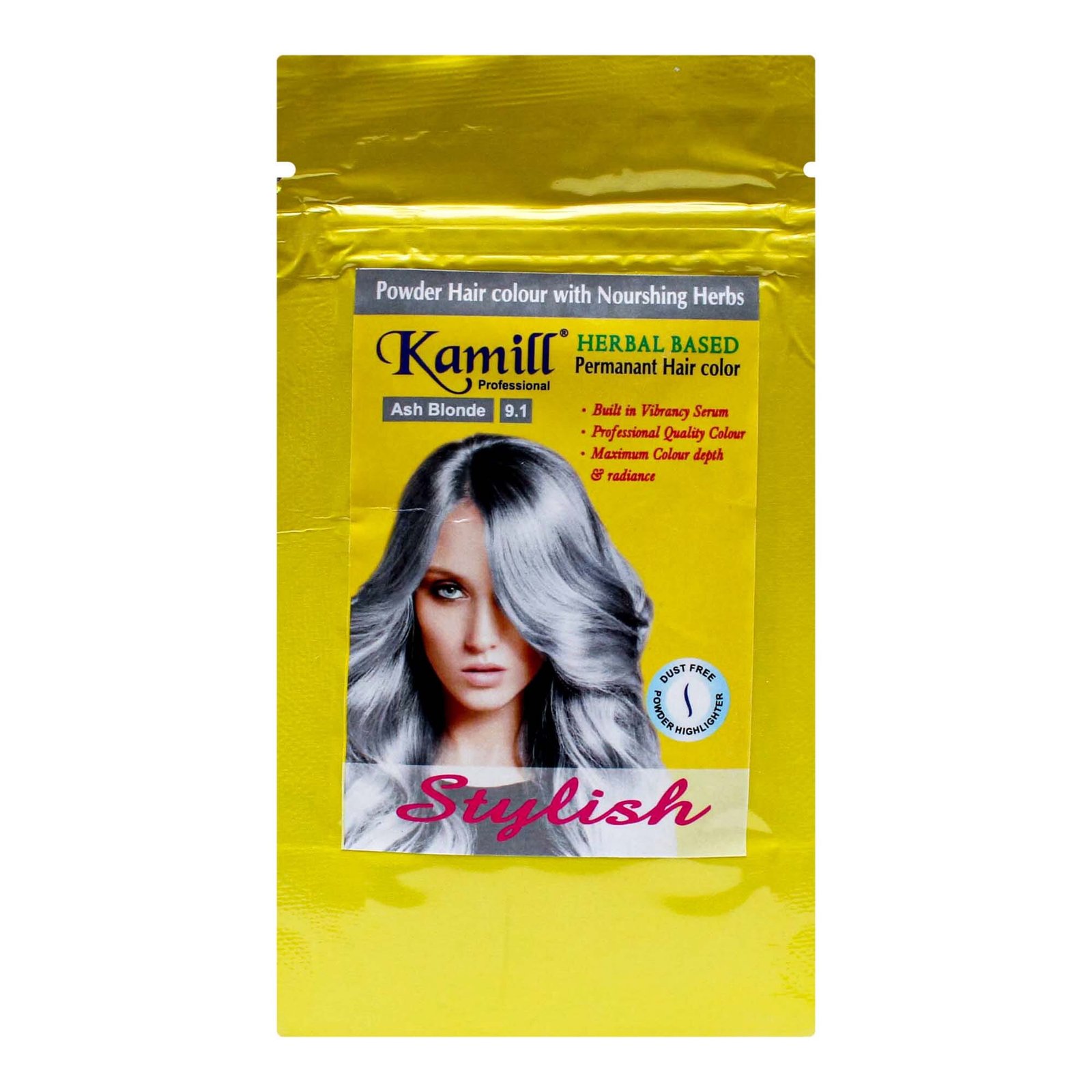 5021 Kamill 9.1 Ash Blonde Pouch Hair Color 25Gm - Image 1