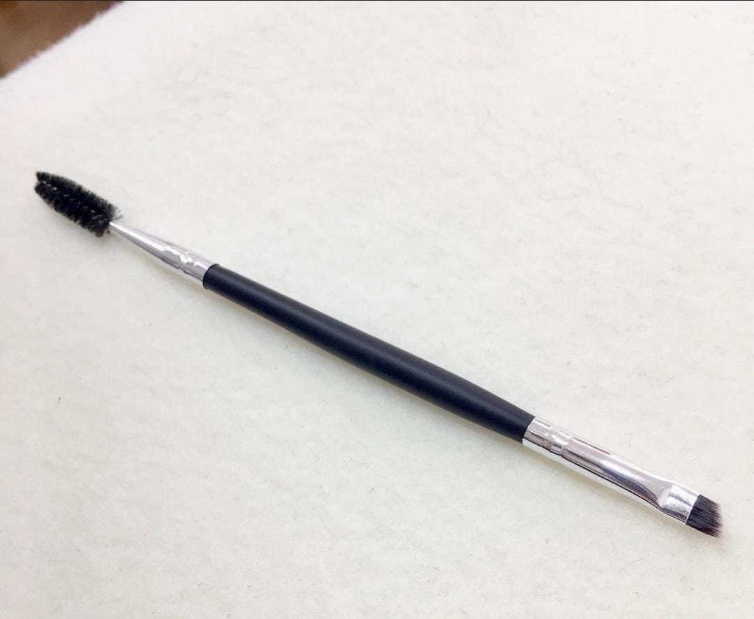 67 Generic Double Eyebrow Brush, Professional Double Head Angled Eyebrow - Image 1