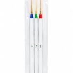 3-piece fine detail brush set