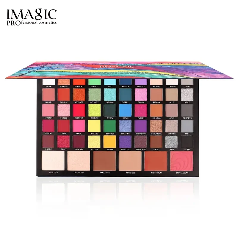 EY-3561 (1) IMAGIC 56 Color Terraced Eyeshadow Palette - Image 1