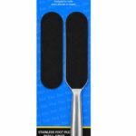 Stainless Steel Foot File with Refill Grits