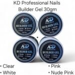 KD Professional Nail Builder Gel 30gm (Clear / Pink / Nude / White)
