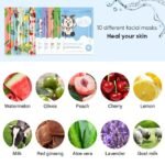 Facial Sheet Mask, Hydrating Face Masks, Mositurising, Soothing, Beauty Mask for All Skin Types Pack of 1*25ml
