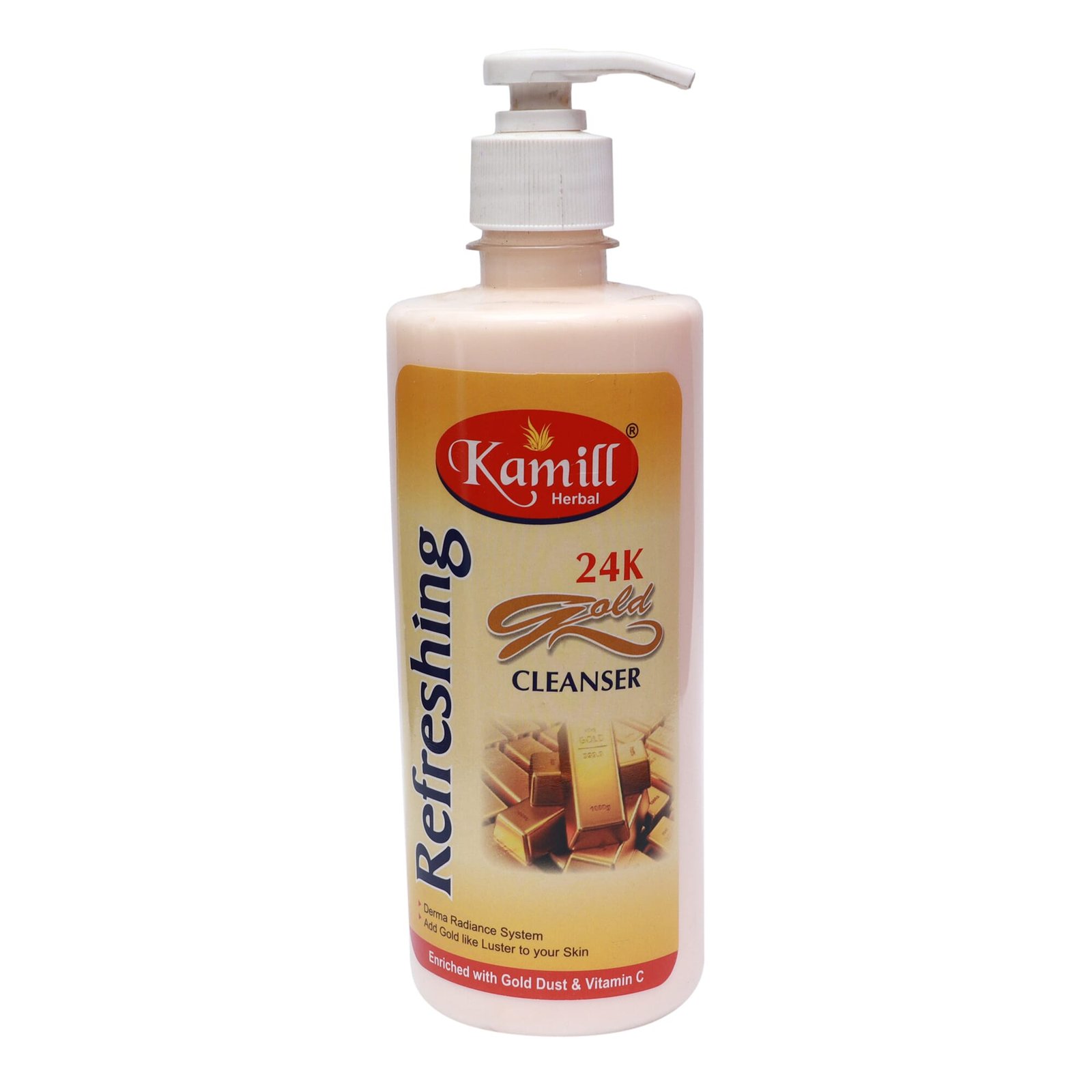 kamill cl Kamill Herbal Refreshing 24k Gold Cleanser 500ml - Image 1