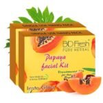 BIOFRESH HERBALS Papaya Facial Kit – 46g | Brightening & Hydrating Facial