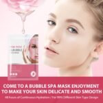 Pink Rose O2 Bubble Face Mask Beauty Skin Care Treatment 25 Ml