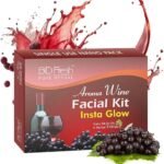 BIOFRESH HERBALS Wine Facial Kit – 46g | 5-Step Instant Glow Facial  Product Description: