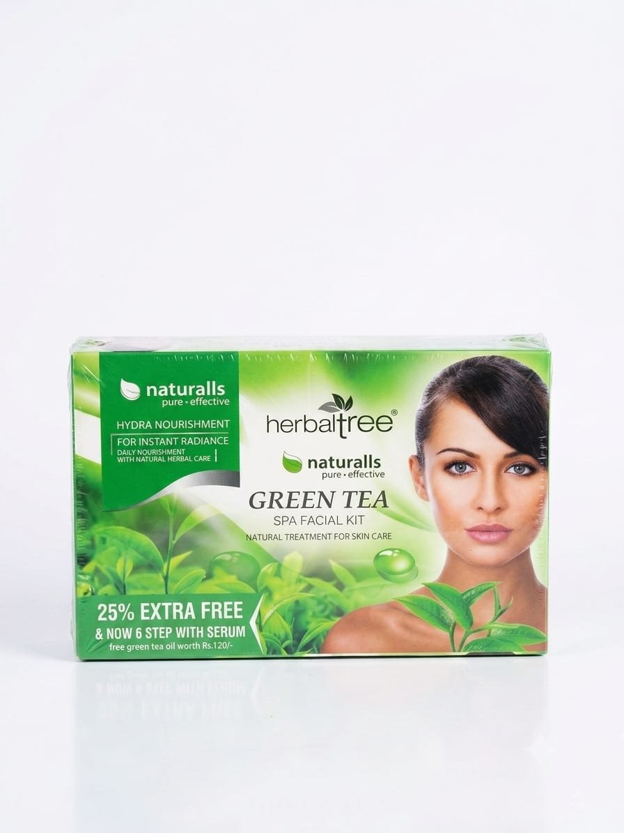 spa The Herbal Tree Naturalls Green Tea Spa Facial Kit - Image 1