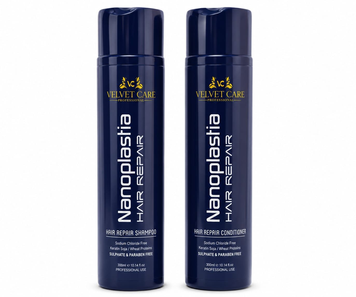 sst Velvet Care Nanoplastia Hair Repair Shampoo & Conditioner – 300ml - Image 1