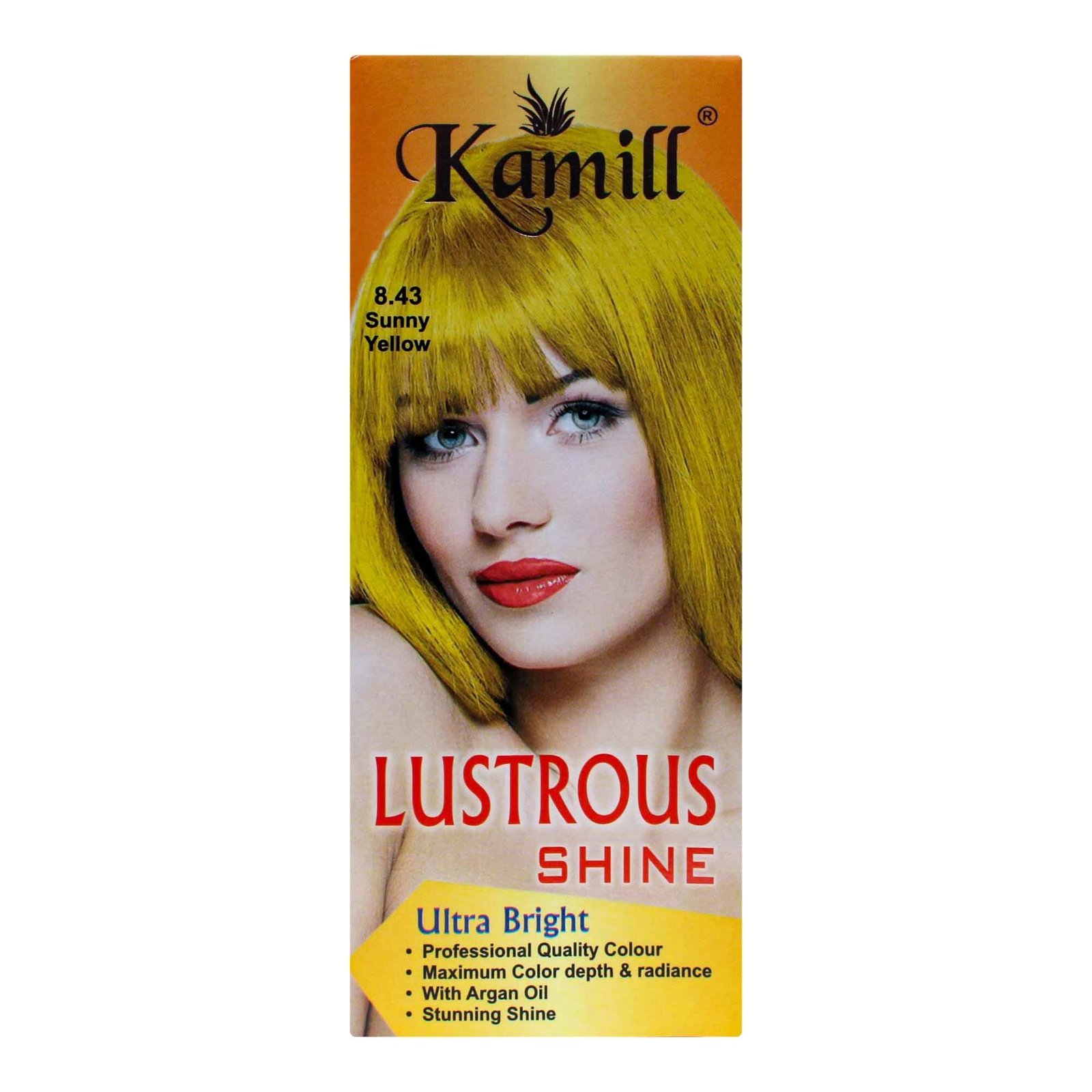 yelow Kamill 8.43 Sunny Yellow Hair Color 50Ml + 50Ml - Image 1