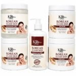 Kd Care | Professional | Facial Set | 5 Pcs | Massage Gel | Scrub | Pack | Cream | Cleansing Milk |